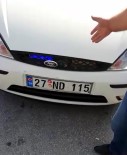 GÜRÜLTÜ KİRLİLİĞİ - Gaziantep'te Çakar Lamba Kullanan Sürücüye Para Cezası