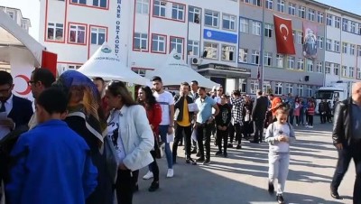 Samsun'da Ortaokuldaki Kan Bağışı Kampanyasında Rekor