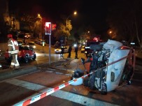 Sarıyer'de Panelvan Araçla Otomobil Çarpıştı Açıklaması 2 Yaralı