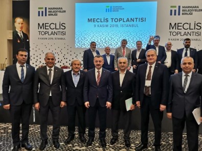 Belediye Başkanları Marmara Belediyeler Birliği Toplantısına Katıldı
