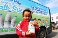 AĞAÇLı - Çocukların Halk Süt Sevinci