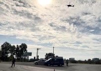 HATALı SOLLAMA - Jandarma'dan Helikopterli Trafik Denetimi