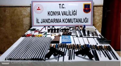 Konya'da Kaçak Silah İmalathanesine Baskın