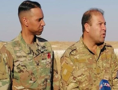 ABD'li komutanla YPG'li aynı karede