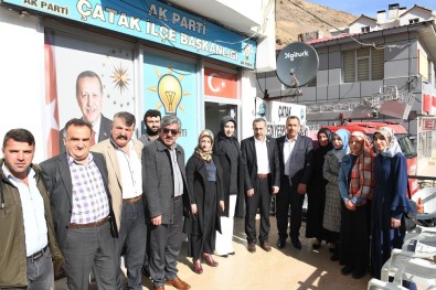 AK Parti'li Arvas'tan Çatak İlçesine Ziyaret