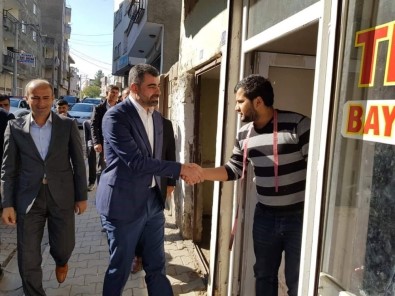 AK Parti Mardin İl Başkanı Kılıç'tan Mazıdağı Esnafına Ziyaret