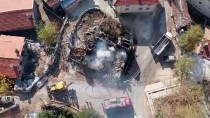 AHŞAP EV - Akseki'de Tarihi Düğmeli Evde Yangın Çıktı