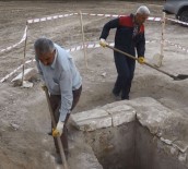 İŞ MAKİNESİ - Batman'da Fidan Dikim Sırasında Mezar Bulundu