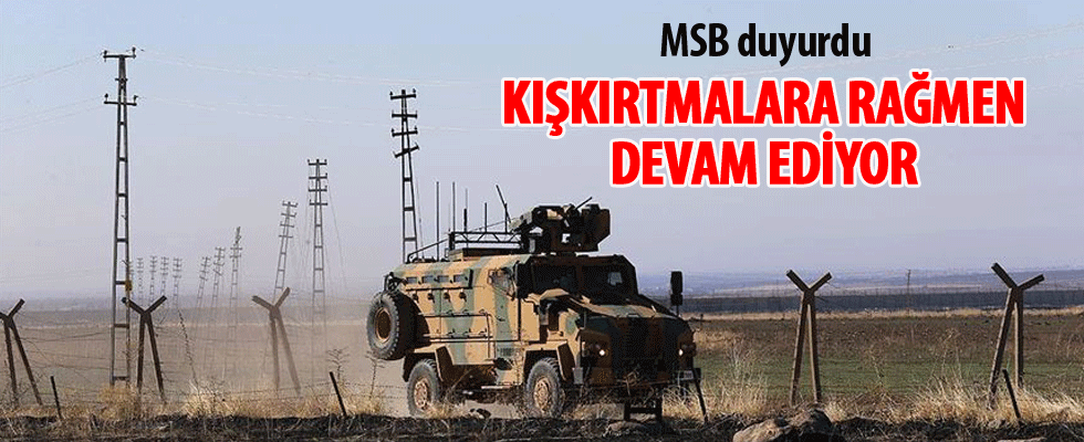 MSB: Türk-Rus kara devriyesi provokatörlerin kışkırtmalarına rağmen devam ediyor