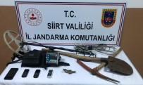 YUNUSLAR - Siirt'te Sit Alanda İzinsiz Kazı Yapan 5 Kişi Yakalandı