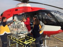 AMBULANS HELİKOPTER - Ambulans Uçak Prematüre Bebek İçin Havalandı