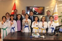 TEKVANDO - Minik Tekvandoculardan Kaymakam Kaya'ya Ziyaret