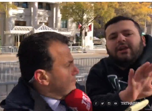 Terör yandaşlarından TRT'ye saldırı