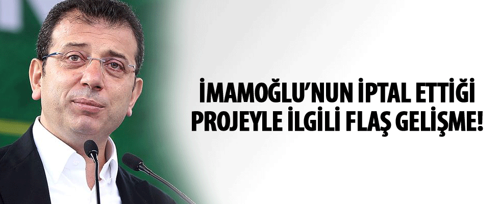 Bakan Kurum'dan İmamoğlu'nun iptal ettiği projeye ilişkin flaş açıklama