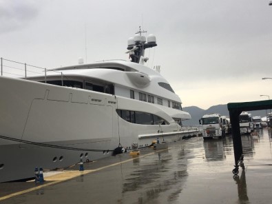 Dünyanın En Lüks Devasa Yatlarından 'Amatasia' Marmaris'e Demir Attı