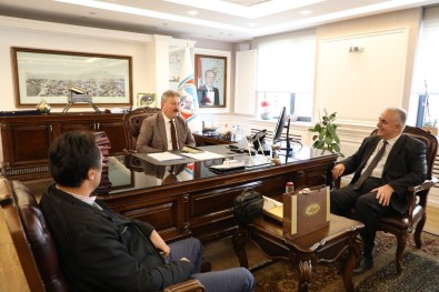 Harita Mühendislerinden Başkan Palancıoğlu'na Ziyaret