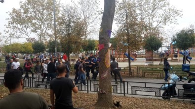 İBB Zabıtasından Seyyar Satıcılara Biber Gazlı Müdahale