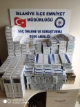 KAÇAK SİGARA - İslahiye'de Bir Araç Dolusu Kaçak Sigara Ele Geçirildi