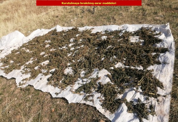 Diyarbakır'da terör örgütü PKK'ya 'uyuşturucu' darbesi