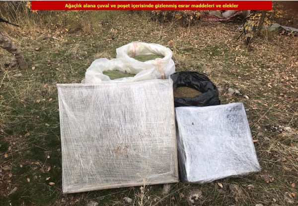 Diyarbakır'da terör örgütü PKK'ya 'uyuşturucu' darbesi