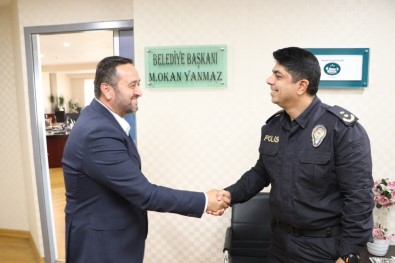 Başkan Yanmaz Ve Emniyet Müdürü Ünsal Buluştu