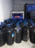 KAÇAK ŞARAP - Çanakkale'de 4 Bin 100 Litre Kaçak Şarap Ele Geçirildi