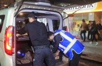 POLİS HELİKOPTERİ - Helikopter Havadan Destek Verdi, Polisler Denetim Yaptı