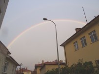 YAĞAN - Hisarcık'ta Gökkuşağı Büyüledi