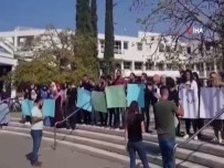 PROTESTO - İsrail'in Okul Saldırılarına Karşı Filistinli Öğrencilerden Protesto