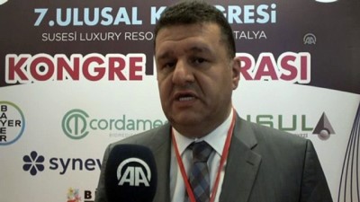 SASDER 7. Ulusal Kongresi Antalya'da Başladı