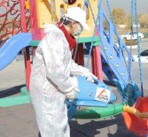 AĞIR METAL - Tepe Servis AVM'lerdeki Çocuk Oyun Alanları Çevreye Duyarlı Ürünlerle Dezenfekte Etti