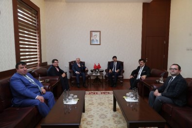 Vali Çakacak, Esnaf, Sanatkârlar Ve Kooperatifçilik Genel Müdürü Erkan'ı Kabul Etti