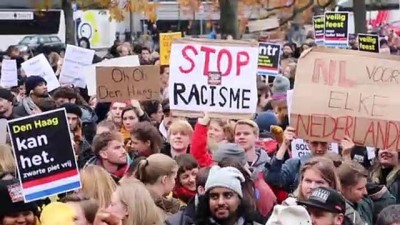 Hollanda'da Irkçılık Karşıtı Protesto