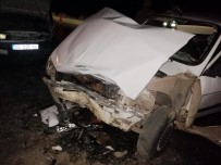 İki Otomobil Çarpıştı Açıklaması 10 Yaralı