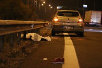 İZZET BAYSAL DEVLET HASTANESI - TEM'de Otomobilin Çarptığı Kadın Hayatını Kaybetti