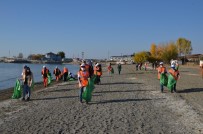 GÖNÜL ELÇİLERİ - Çocuklar, 'Temiz Çevre Temiz Kent' Sloganıyla Van Gölü Sahilini Temizlediler