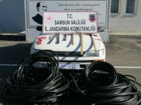 Samsun'da Jandarmadan Kablo Hırsızlarına Operasyon Açıklaması 3 Gözaltı