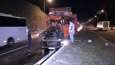 Anadolu Otoyolu'nda Zincirleme Trafik Kazası