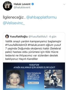 Bursalı Yusuf'a Haluk Levent'ten Destek