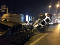 E-5'Te Kaza Yapan Lüks Cip Adeta Amuda Kalktı