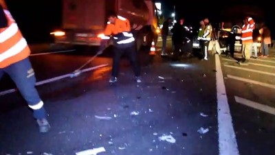 Konya'da Tır Otomobille Çarpıştı Açıklaması 1 Ölü, 2 Yaralı