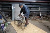 DEMIRCILIK - 93 Yaşındaki Mehmet Dede, Camiye Gitmek İçin Bisiklet Yaptı