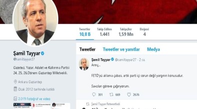 AK Partili Tayyar'dan Arınç'a tepki