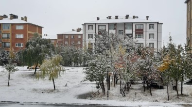 Bitlis'e Mevsimin İlk Karı Yağdı