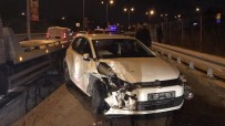 Kağıthane'de Zincirleme Trafik Kazası Açıklaması 1 Yaralı