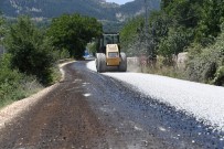 DEĞIRMENDERE - Mersin'in Kırsal Bölgelerindeki Asfalt Çalışmaları Sürüyor