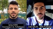 ZEKI ÇELIK - Milli Futbolculardan Anadolu Üniversitesi U-12 Takımına Tebrik Mesajı
