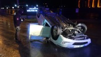 TRAKYA ÜNIVERSITESI - Otomobil Takla Attı Açıklaması 1 Yaralı