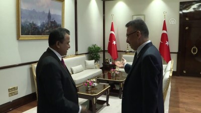 Cumhurbaşkanı Yardımcısı Oktay, Bangladeş Maliye Bakanı Kamal'ı Kabul Etti
