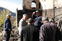 KARAÇAY - Sobanın Devrilmesiyle Çıkan Yangında Yaşlı Adam Hayatını Kaybetti